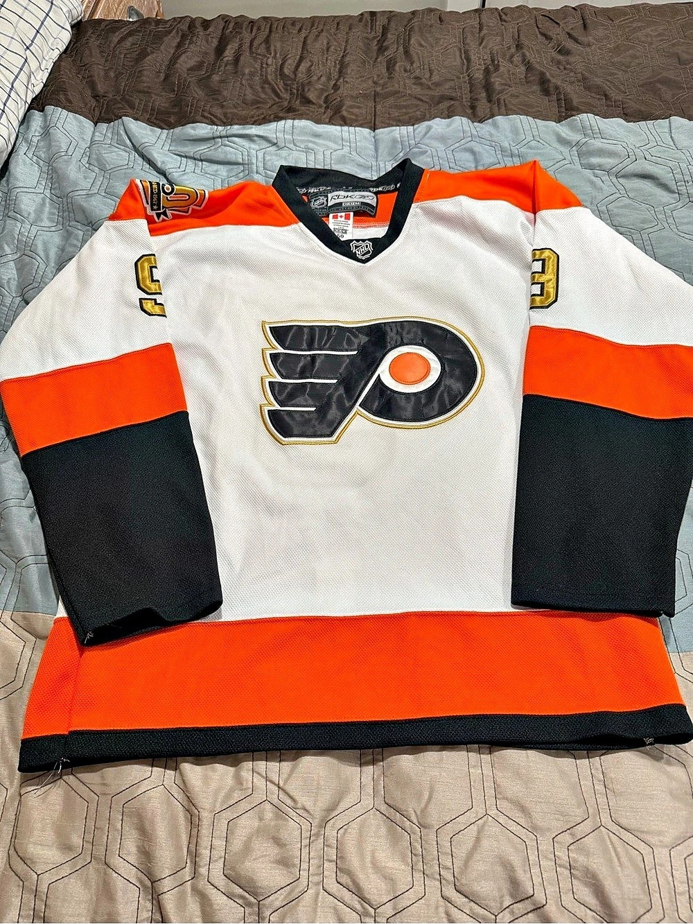 Ivan Provorov Flyers Jersey - 50th Anniversary Edition Size 50 L Made In Canada